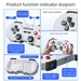 USB Wireless Dual Game Joystick Controller For PC, Steam, TV, Mobile, Tablet, Universal Portable One-to-Two_voghion.com