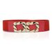 Elastic Buckle Stretch Women, Wide Decorative For Dresses, Simple Versatile Waist Cincher Belt_voghion.com