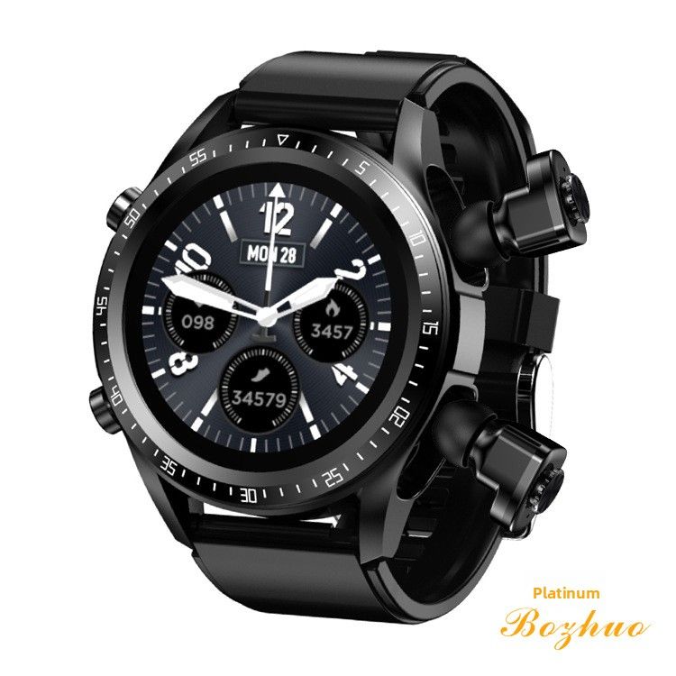 Cross-Border JM03 Sports Smart Watch Earphone Two-in-One Bluetooth Call Outdoor Waterproof Blood Oxygen Monitoring No Lagging_voghion.com