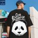 C&JPanda Kurzarm-T-Shirt Herren China-Chic Übergröße Loose Hip-Hop Plus Dicke Herrenmode Große Halbarm 8XL_voghion.com
