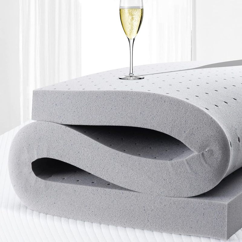 3 Inch Mattress Topper Full,Gel Memory Foam Mattress Topper Double Bed Topper For Soft & Cooling Sleep, Pressure Relieve, CertiPUR-US Certified_voghion.com