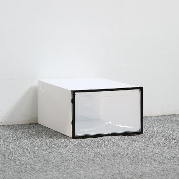 Schuhschrank aus Kunststoff, faltbares Schuhregal, Schuhkarton-Aufbewahrung, transparenter Schuhkarton aus Kunststoff, Schuhaufbewahrungsbox, Flip-Schuhkarton_voghion.com