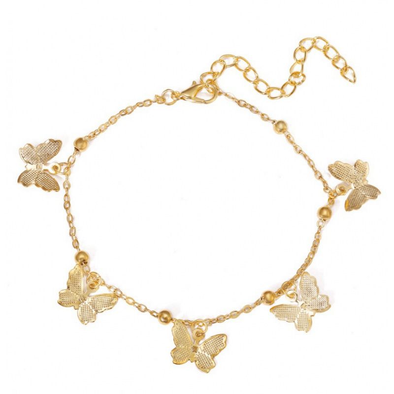 Schmuck Neue Strand Fuß Zubehör Hohl Schmetterling Anhänger Armband_voghion.com