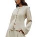 Soft Lambswool Cardigan Women's Knit Sweater Coat - Elegant Oversized Open Front Pullover With Button Closure_voghion.com