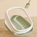 Size Semi Enclosed Detachable And Convenient Toilet Pet Supplies PP Cat Litter Box_voghion.com