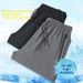 Sommer-Eisseide-Langhose für Herren, dünn, elastisch, locker, atmungsaktiv, Übergröße, schnelltrocknend, lässige Sporthose_voghion.com