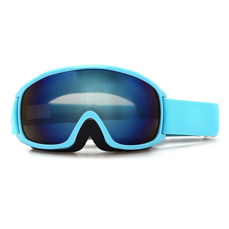 Spherical double-layer anti fog ski nearsighted adult snow goggles, mountaineering equipment_voghion.com