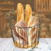 Lebensmittelechter, umweltfreundlicher Lack, rostfreier Eisenkorb, geflochtener Baguette-Brotkorb, Konditorei-Rattan-Backkorb_voghion.com