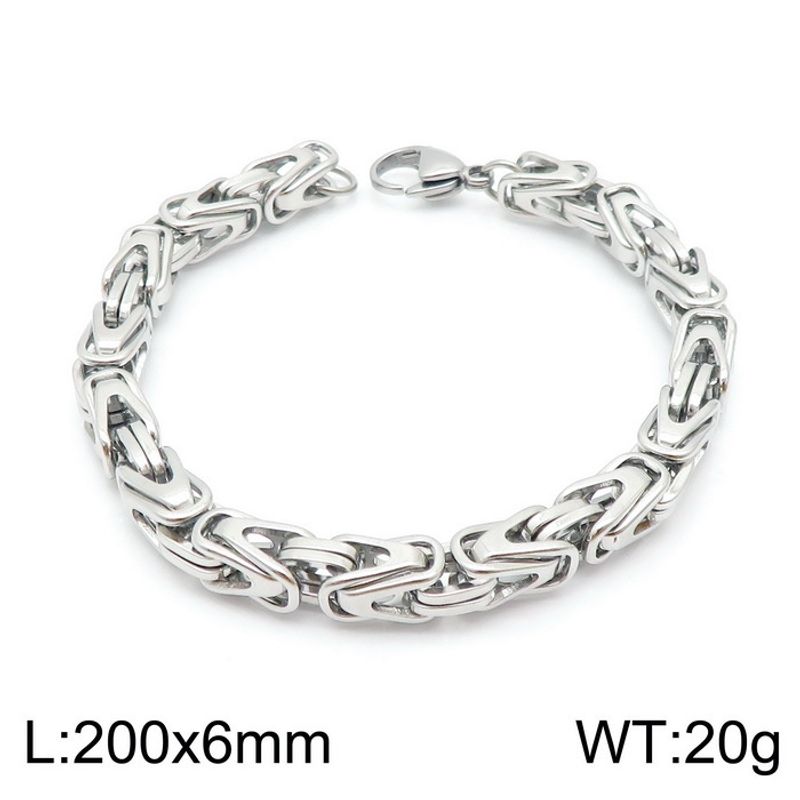 Jewelry & Accessories Kalun New Hip Hop Style Emperor Chain Creative Personality Fashion V Shaped Titanium Steel Men's Bracelet Necklace Set_voghion.com