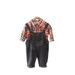 Kinderkleidung Kinderkleidung Frühlings- und Herbstkleidung Jeans-Overalls Zweiteiliger Anzug für Jungen Modisch_voghion.com