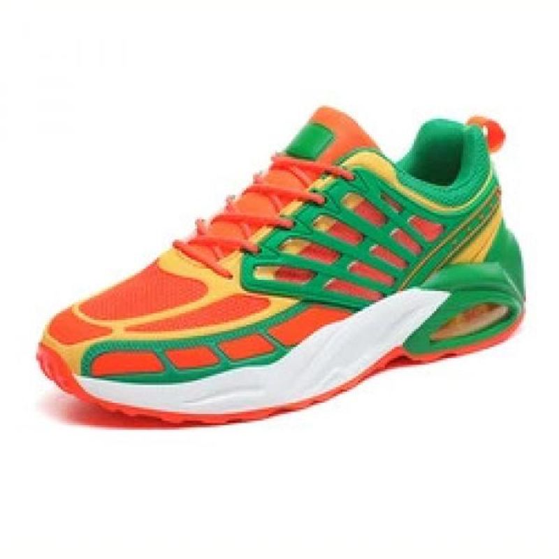 Kleine MOQ op maat gemaakte herenmode casual sneakers luchtkussen licht gebreide blanco sport hardloopschoenen voor mannen atletische hardlooptrainingstrainers_voghion.com