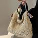 Bohemian Stroh Für Frauen Sommer 2025 Neue Große Kapazität Schulter Tote Strand Urlaub Gewebte Tasche_voghion.com