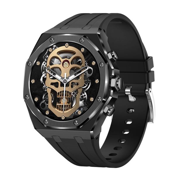 New Outdoor Men's Smartwatch AMOLED Screen With Low Power Consumption And Long-lasting Battery Life, Bluetooth Call Waterproof Watch_voghion.com