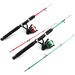 Children's Fishing Set With Reel For Beginners Portable Lure Rod_voghion.com