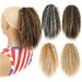 wig ponytail female short hair chemical fiber corn perm drawstring ponytail foreign trade drawstring fluffy curly ponytail_voghion.com