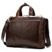 Marant Men's Leather Briefcase Retro 14 Inch Business Casual Computer Bag First Layer Cowhide Handbag Business Bag_voghion.com