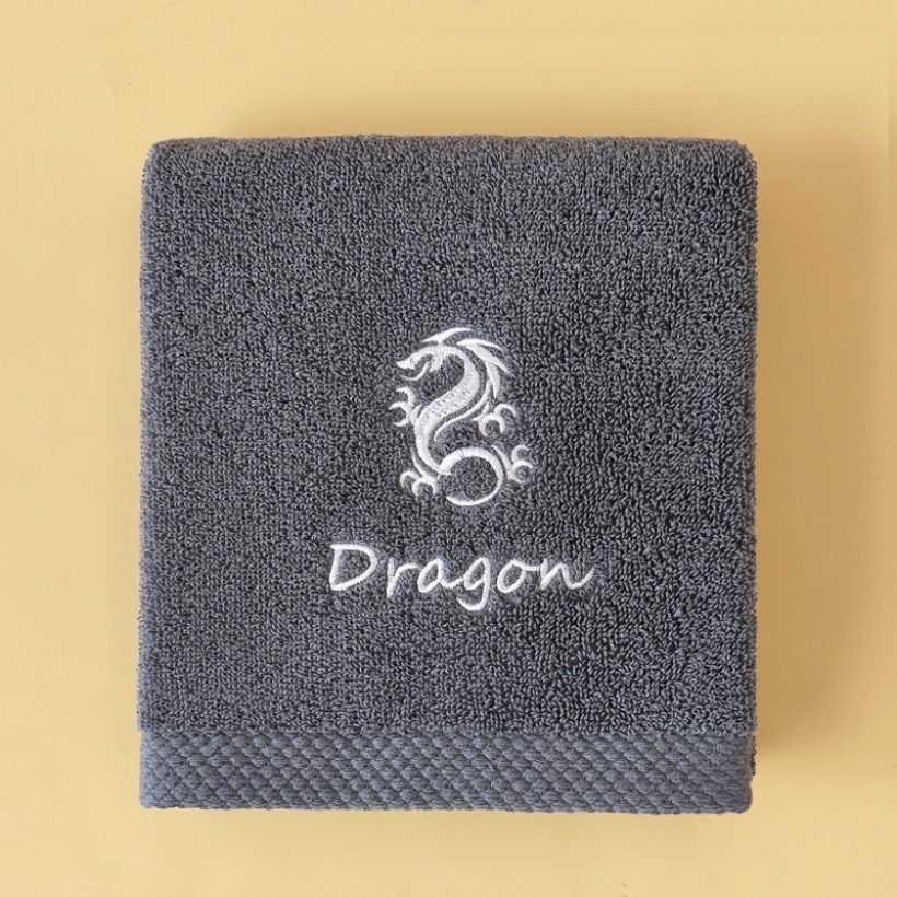 Brisača iz čistega bombaža za umivanje obraza, odebeljena, mehka, vpojna, dolga žametna brisača za obraz iz čistega bombaža_voghion.com