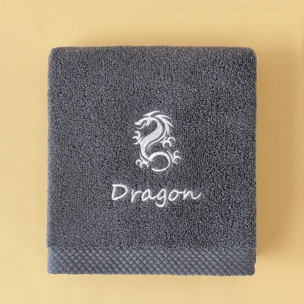 Brisača iz čistega bombaža za umivanje obraza, odebeljena, mehka, vpojna, dolga žametna brisača za obraz iz čistega bombaža_voghion.com