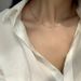 Titanium Steel Non-Fading Snake Bone Niche Necklace For Women Light Luxury Choker High-End Clavicle Chain Ins Cold Style_voghion.com