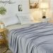 Flannel Bed Cover Blanket - Extra Thick Reversible Fleece Throw For Bed & Sofa_voghion.com