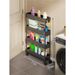Narrow Rack Behind The Door, Storage Artifact, Floor Standing Trolley, Bathroom Toilet Gap, Home Multi Layer Rack_voghion.com