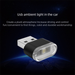 Mini luce notturna colorata USB per auto_voghion.com