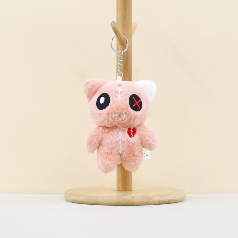 Cat Plush Adorable Keychain Alien Big Eye Cat Doll Soft Toy Bag Kids For Charm_voghion.com