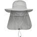 Chapeau de soleil pour hommes, chapeau de pêcheur d'été, chapeau de soleil d'alpinisme en plein air pour couvrir le visage, offre spéciale_voghion.com