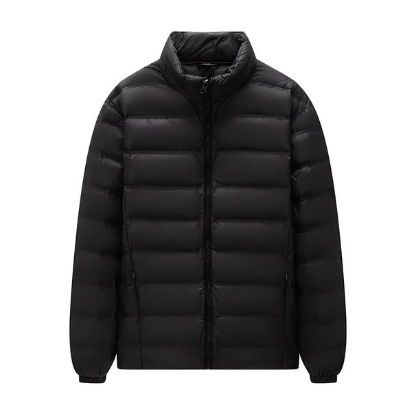 Unisex Lightweight Down Jacket Liner – Packable Thermal Inner Layer For Men & Women (Black/Gray, Polyester Shell, Machine Washable, XS-4XL)_voghion.com