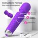 20, Powerful Quiet Rechargeable Massage Stick In Vibration Mode, Clitoral G-point Stimulation Vibrator, Adult Sex Toys_voghion.com