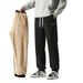 Men's Winter Warm Fleece Lined Sweatpants, Drawstring Leg Opening, Jogger Pants_voghion.com