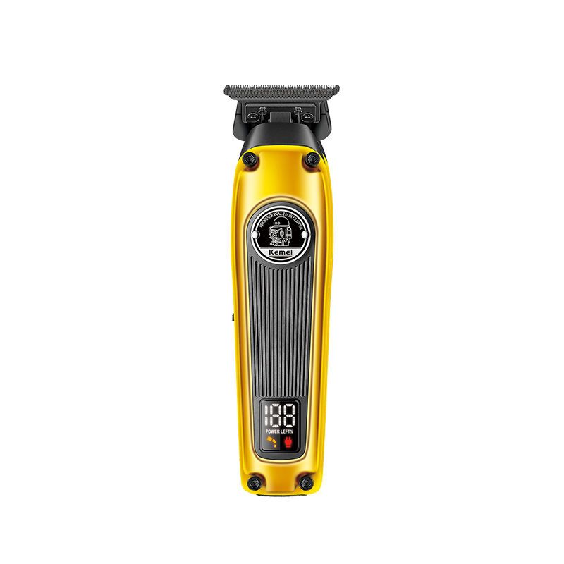 kemein Km-1855 Cordless Electric Trimmer Professional Usb Rechargeable Hair Clippers Men Barber_voghion.com