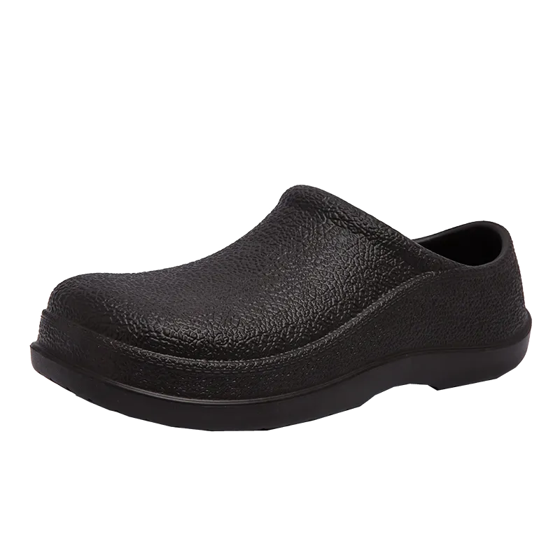Chaussures de restaurant de service alimentaire pour hommes, chef antidérapant résistant à l'huile pour chaussures de travail de cuisine_voghion.com