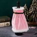 Elegant Velvet Wine Bottle Cover - Christmas Table Decor, Pink & Burgundy, Luxury Velvet Dress Style For Holiday Parties_voghion.com