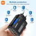 Xiaomi 240Gan Ladegerät 5 Ports 3USB 2Type-C Schnelllade US/EU Stecker mit LED Licht Desktop Power Adapter für IPhone_voghion.com