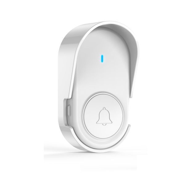 Wireless Doorbell With 38 Melodies, 250m Range, Remote Control & Anti-Theft Alarm (US/EU Standard, Black/White, 1T1/1T2/2T1/1T3)_voghion.com