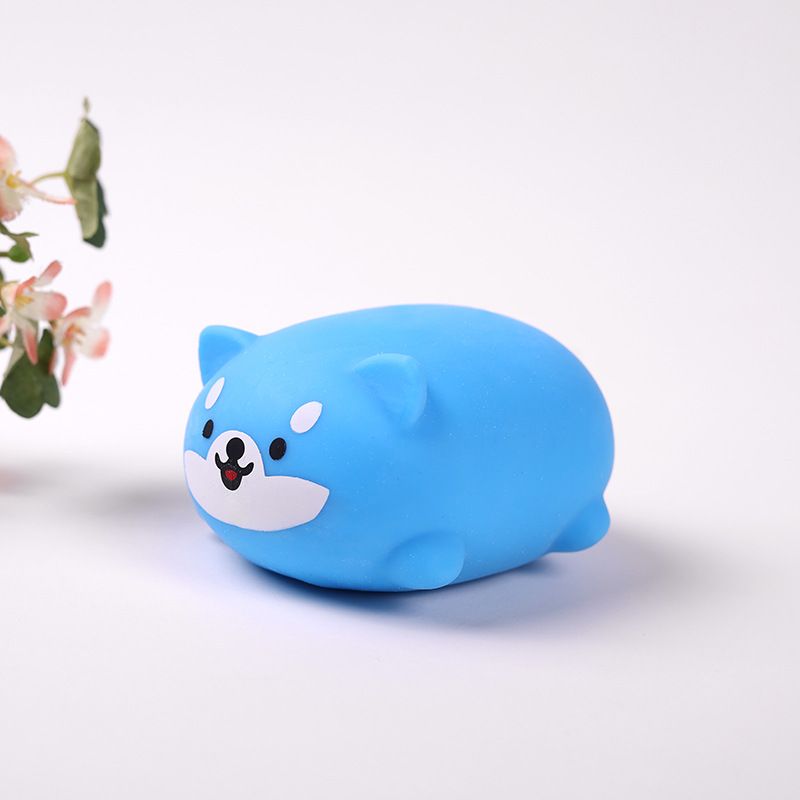 Foam Squishies Shiba Inu Cute Animal Small Portable Toy Decompression Venting Decompression Flour Pinching Toy Pinching Fun Animal_voghion.com