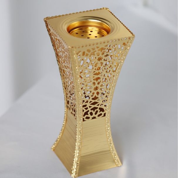 Decorazione decorativa per divano da soggiorno, in metallo cavo, arte creativa di alta qualità, bruciatore di incenso_voghion.com