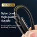 10–20 W ātras uzlādes USB C tipa kabelis — neilona apaļa matēta virsma, kas paredzēta Samsung Xiaomi Vivo Redmi OPPO OnePlus_voghion.com