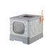 Fully Semi-Enclosed Toilet Top Entry Extra Large Cat Drawer Odor-Proof Litter Box_voghion.com