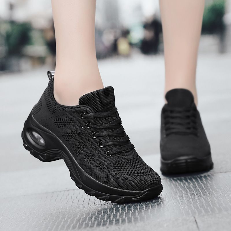 Little White Women's Running and Sports Spring/Summer Mesh Breathable Casual Air Cushioned Travel Single Shoes_voghion.com