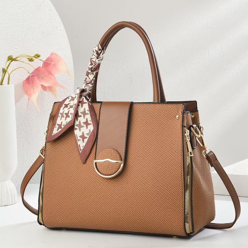 New Macaron Fashion Handbag Zipper Design High-Value Shoulder Versatile Large Capacity Crossbody Bag_voghion.com