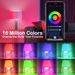 Bezdrátová Bluetooth 4.0 chytrá žárovka Tuya s ovládáním přes aplikaci, stmívatelná 15W E27 RGB+CW+WW LED lampa se změnou barvy kompatibilní s IOS/Android_voghion.com