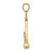 14k 3-D T-Bar Style Anchor Pendant_voghion.com