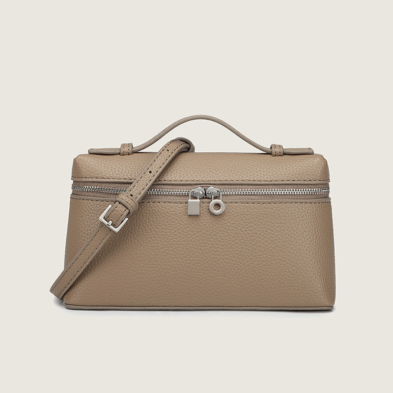 Borse da donna nuova borsa porta pranzo con motivo litchi borsa versatile borsa a mano semplice borsa a tracolla_voghion.com