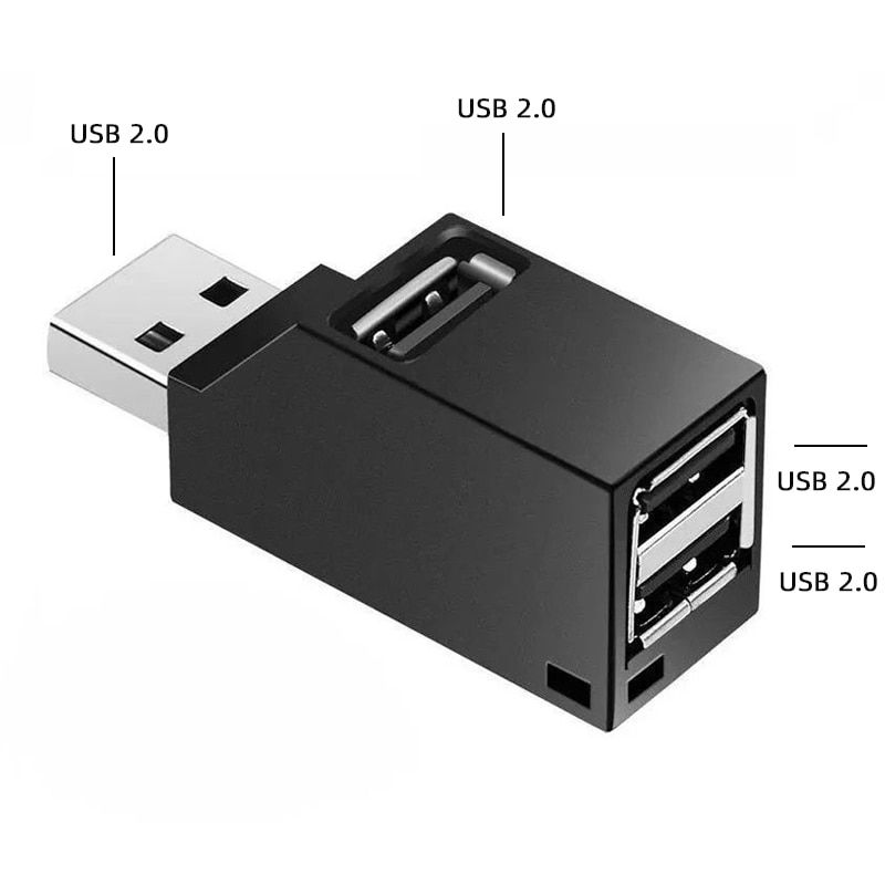 3.0 Adattatore HUB Extender Spl Box 3 porte per PC Laptop Libro Telefono Trasferimento dati USB ad alta velocità_voghion.com