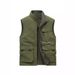 Ανδρικά Ρούχα Γιλέκο ψαρέματος Γιλέκο φωτογραφίας Γιλέκο εργασίας Γιλέκο ανδρικό μπουφάν γιλέκου Γιλέκο πολλαπλών τσαντών για άνδρες Γιλέκο εξωτερικού χώρου διπλής όψης_voghion.com