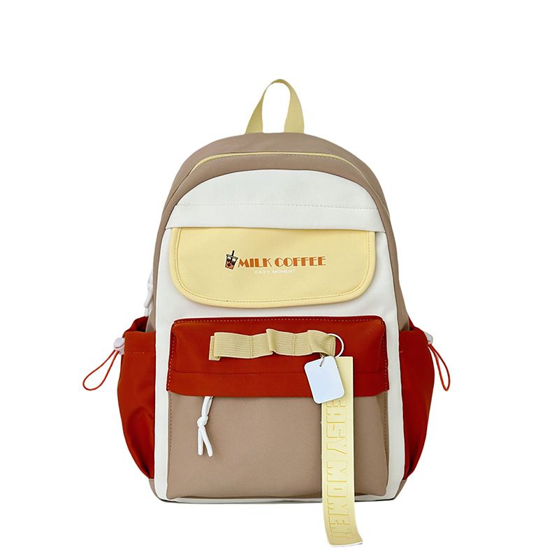 Lightweight Nylon Backpack For Girls - Stylish School & Travel Daypack With Cushioned Straps, Multiple Colors_voghion.com