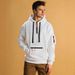 Men's Fleece Hooded Sweatshirt - Winter Warm Pullover, Oversized Fit, Casual Streetwear (Black, White, Navy, Khaki, Gray) – M-XXXL_voghion.com