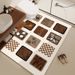 Bathroom Absorbent Mats High Grade Large Size Antique Style Wash Basin Large Area Full Non Slip Mats Multi Material_voghion.com